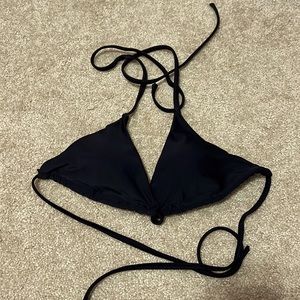 Black bikini top